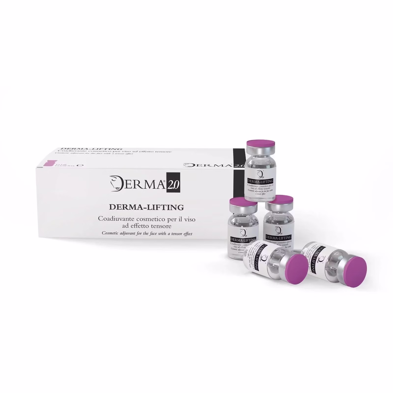 vials and a box of derma 2 lifting