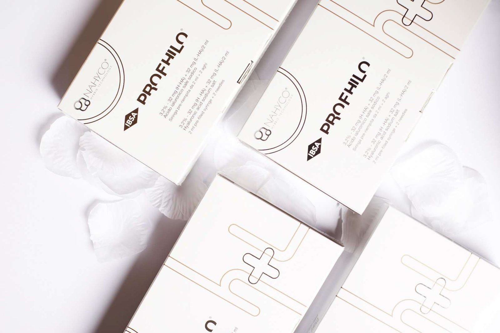 several boxes of profhilo skin booster