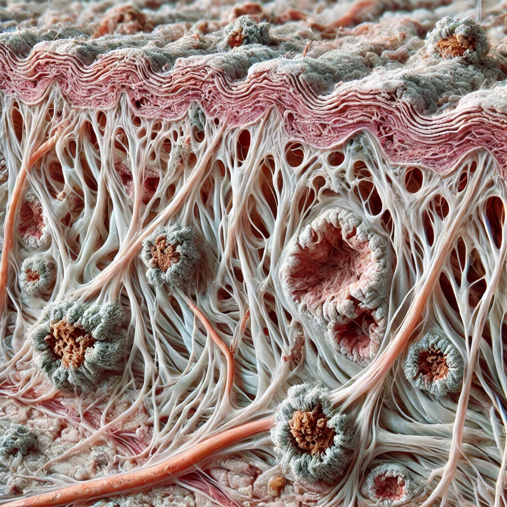 skin glycation at the microscopic level